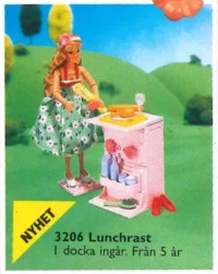 LEGO® Set 3206 - Ashley's Snack Time (Emma Making Lunch)