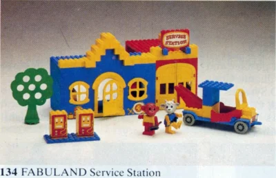 LEGO® Set 134-2 - Service Station