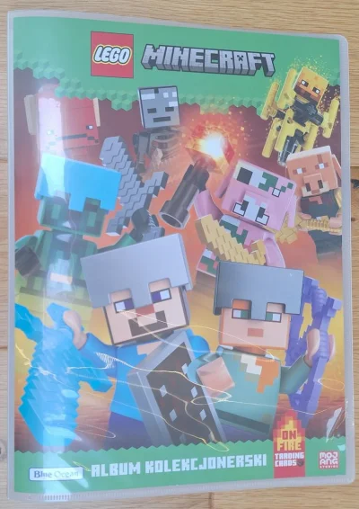 LEGO® Set MTCBINDER3 - Minecraft Trading Cards Series 3: On Fire - Card Binder