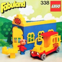 LEGO® Set 338-2 - Blondi the Pig and Taxi Station