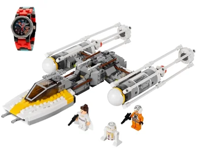 LEGO® Set 5002512 - Gold Leader's Y-Wing Starfighter and Watch Bundle