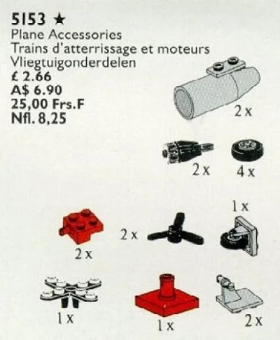 LEGO® Set 5153 - Plane Accessories