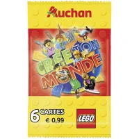 LEGO® Set VV1179 - Crée Ton Monde Trading Cards - Booster Pack (French Version)