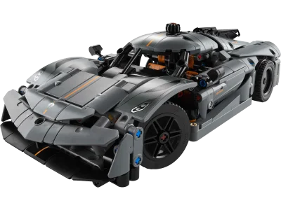 LEGO® Set 42173 - Koenigsegg Jesko Absolut Supersportwagen in Grau