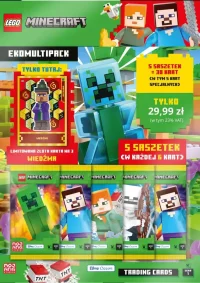LEGO® Set 4143643905991 - Minecraft Trading Cards Series 1 - Eco-Multipack (Polish Version)