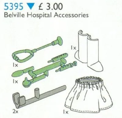 LEGO® Set 5395 - Belville Hospital Accessories