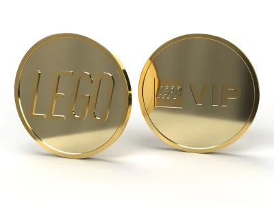 LEGO® Set 5006470 - VIP Collectible Gold Coin