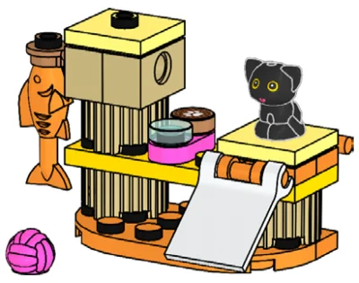 LEGO® Set 562504 - Cat Tree with Kitten