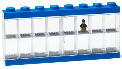 LEGO® Set 5005772 - Minifigure Display Case 16 (Blue)