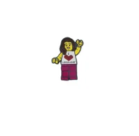 LEGO® Set BUTTON-2 - I [Heart] LEGOLAND Enamel Button (Female)