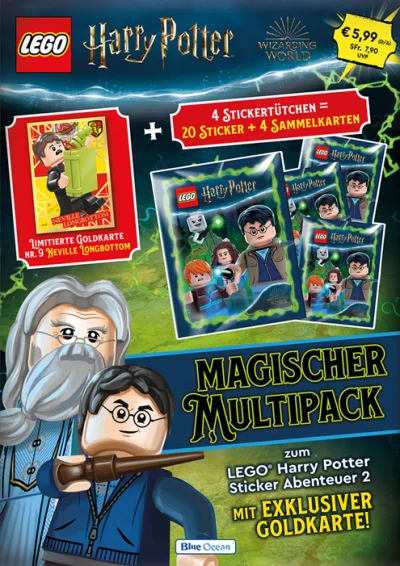 LEGO® Set 702452 - Harry Potter Stickers and Cards Series 2 - Multi-Pack (German Version)