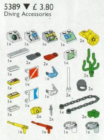 LEGO® Set 5389 - Diving Accessories