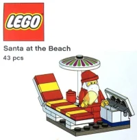 LEGO® Set TRUSANTA - Santa at the Beach