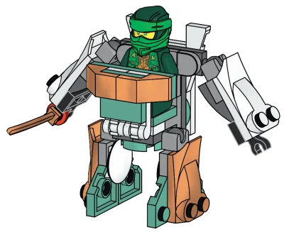 LEGO® Set 2D001184 - Lloyd with Mech