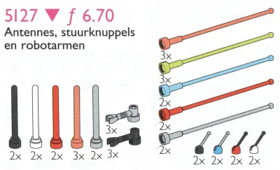 LEGO® Set 5127 - Antennas and Control Sticks