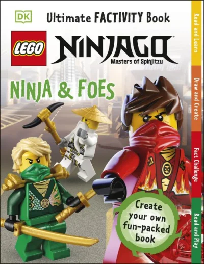 LEGO® Set 9780241483527 - Ninjago: Ninja & Foes: Ultimate Factivity Book