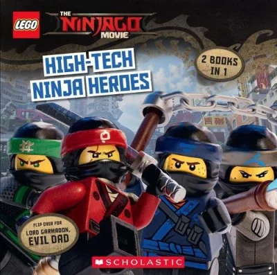 LEGO® Set 9781407184616 - The Ninjago Movie: High-Tech Ninja Heroes / Lord Garmadon, Evil Dad: 2 Books in 1