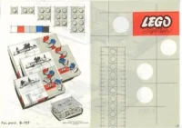 LEGO® Set 520-9 - 2 x 2 Plates (architectural hobby und modelbau version)