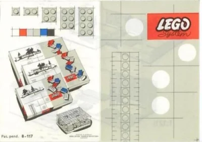 LEGO® Set 520-9 - 2 x 2 Plates (architectural hobby und modelbau version)