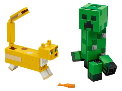 LEGO® Set 21156 - BigFig Creeper and Ocelot