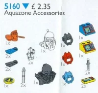 LEGO® Set 5160 - Aquazone Accessories