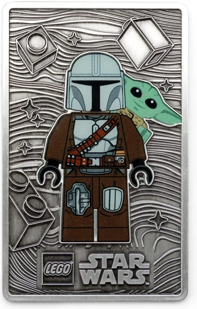 LEGO® Set 5010325 - The Mandalorian and Grogu Metal Card