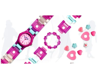 LEGO® Set 4216814 - Clikits Heart Buildable Watch (Pink)