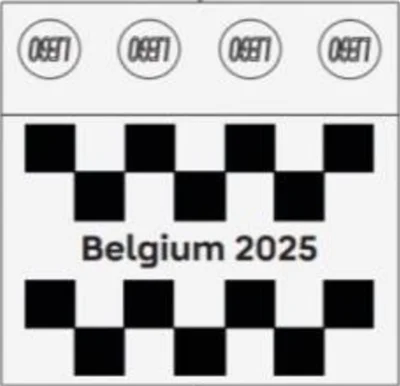 LEGO® Set 6597571 - 2025 Formula 1 Belgian Grand Prix Tile