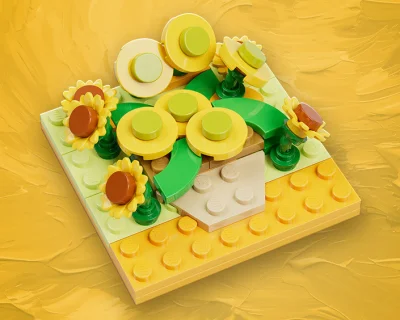 LEGO® Set SUNFLOWERS - Sunflowers