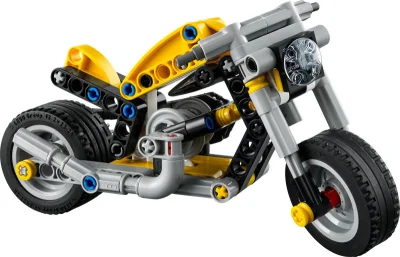 LEGO® Set 42225 - Yellow Motorcycle