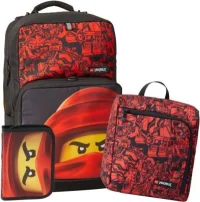 LEGO® Set 5711013105303 - Ninjago Kai Backpack with Gym Bag and Pencil Case