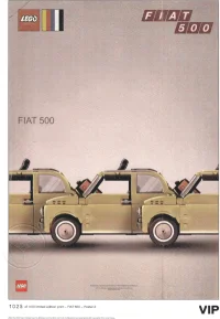 LEGO® Set 5006304 - Fiat Art Print: "Three Cars"