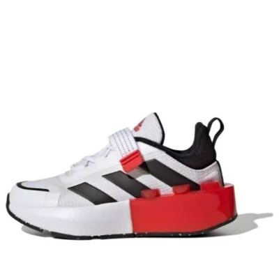 LEGO® Set ID9530 - adidas Tech Runner x LEGO (White Black Red) - Kids' Shoes