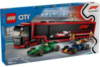 LEGO® Set 60445 - F1 Truck with RB20 & AMR24 F1 Cars