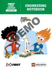 LEGO® Set FLLENOTEBOOK2022 - SUPERPOWERED Engineering Notebook (FLL Explore)