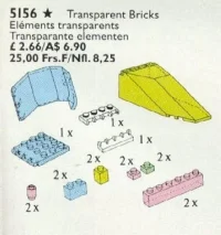 LEGO® Set 5156 - Transparent Bricks