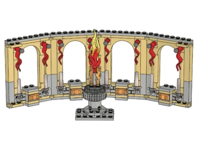 LEGO® Set EG00117 - Medieval Minifigure Stand