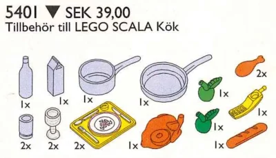 LEGO® Set 5401 - Kitchen Accessories