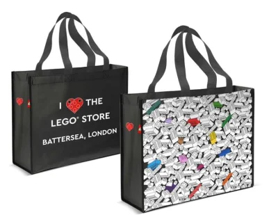 LEGO® Set 5007815 - I [Heart] The LEGO Store Battersea, London Tote Bag