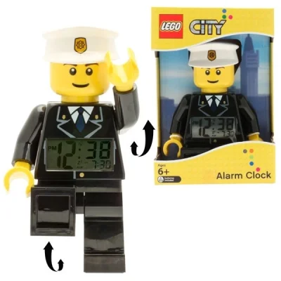 LEGO® Set 9002274 - City Policeman Figure Alarm Clock