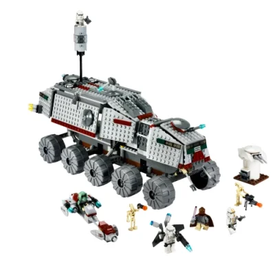 LEGO® Set 7261-2 - Clone Turbo Tank (with Non-Light-Up Mace Windu)