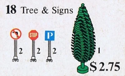 LEGO® Set 18 - Tree and Signs