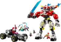 LEGO® Set 71497 - Cooper's Tiger Mech & Zero's Hot Rod Car