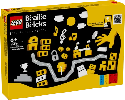 LEGO® Set 40723 - Play with Braille - Italian Alphabet