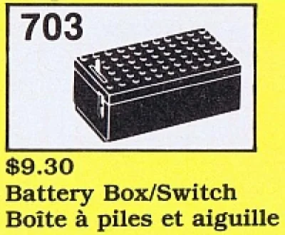 LEGO® Set 703-3 - Battery Box