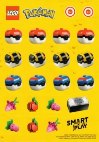 LEGO® Set POKEMONSTICKER - Pokémon Smart Play Stickers
