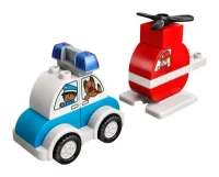 LEGO® Set 10957 - Mein erster Feuerwehrhubschrauber und mein erstes Polizeiauto