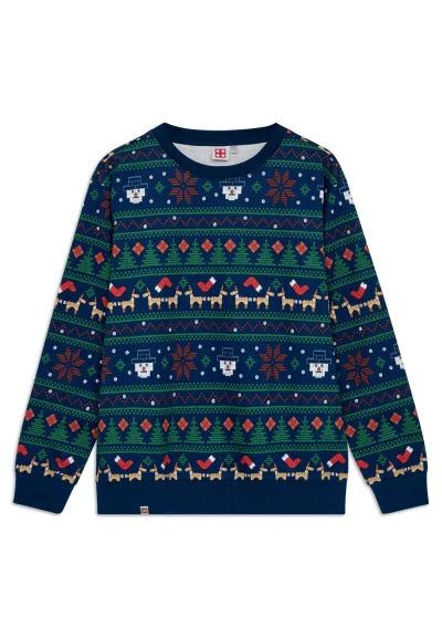 LEGO® Set 5009960 - Adults Christmas Sweatshirt - Dark Blue
