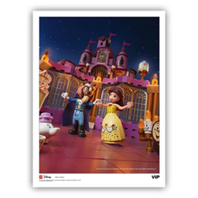 LEGO® Set 5007117 - Belle & Beast Art Print