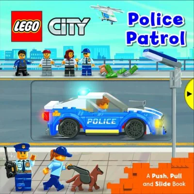 LEGO® Set 9781529048353 - City: Police Patrol: A Push, Pull and Slide Book